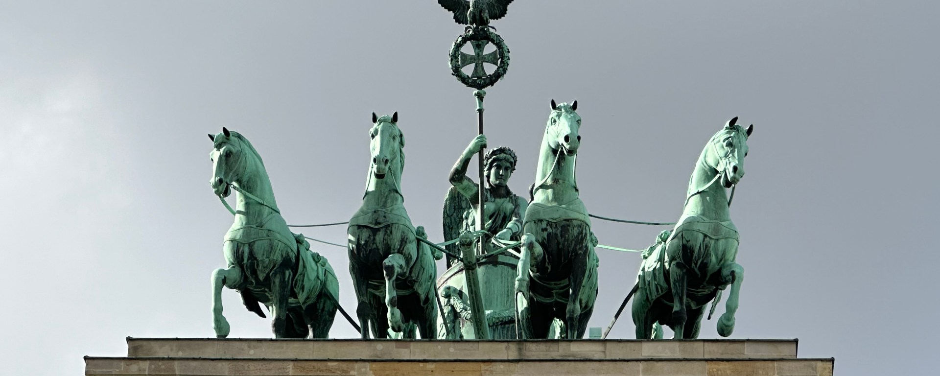 Quadriga auf dem Brandenburger Tor in Berlin