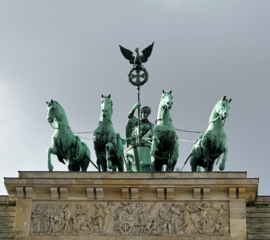 Quadriga auf dem Brandenburger Tor in Berlin